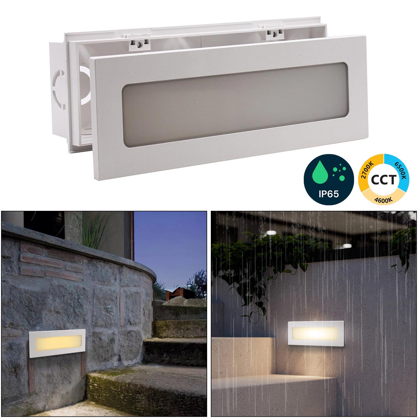 Segnapasso LED Da Incasso Per Esterni 3W IP65 - Foto 4