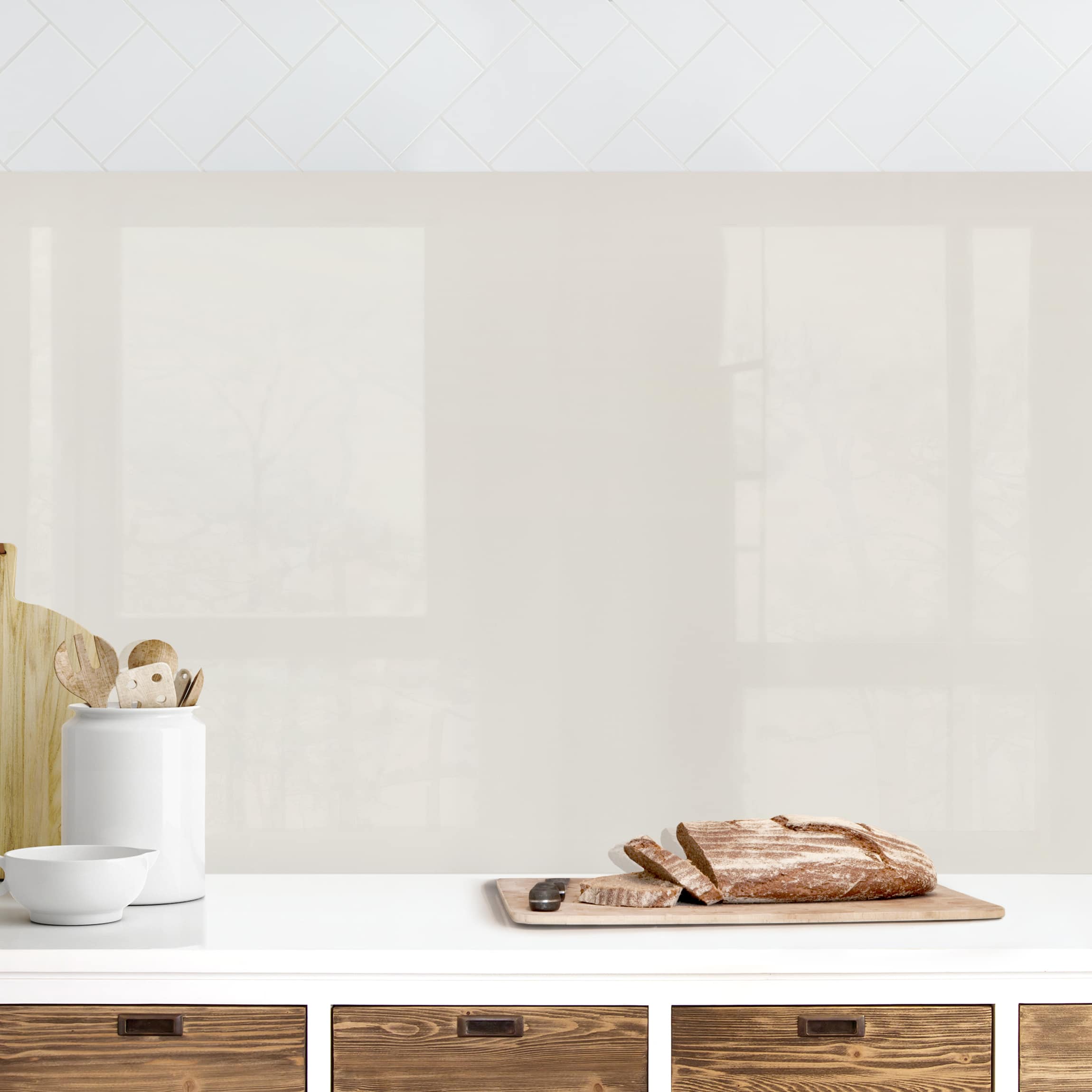 Salpicadero cocina adhesivo - sea ​​sand 250 x 60 cm