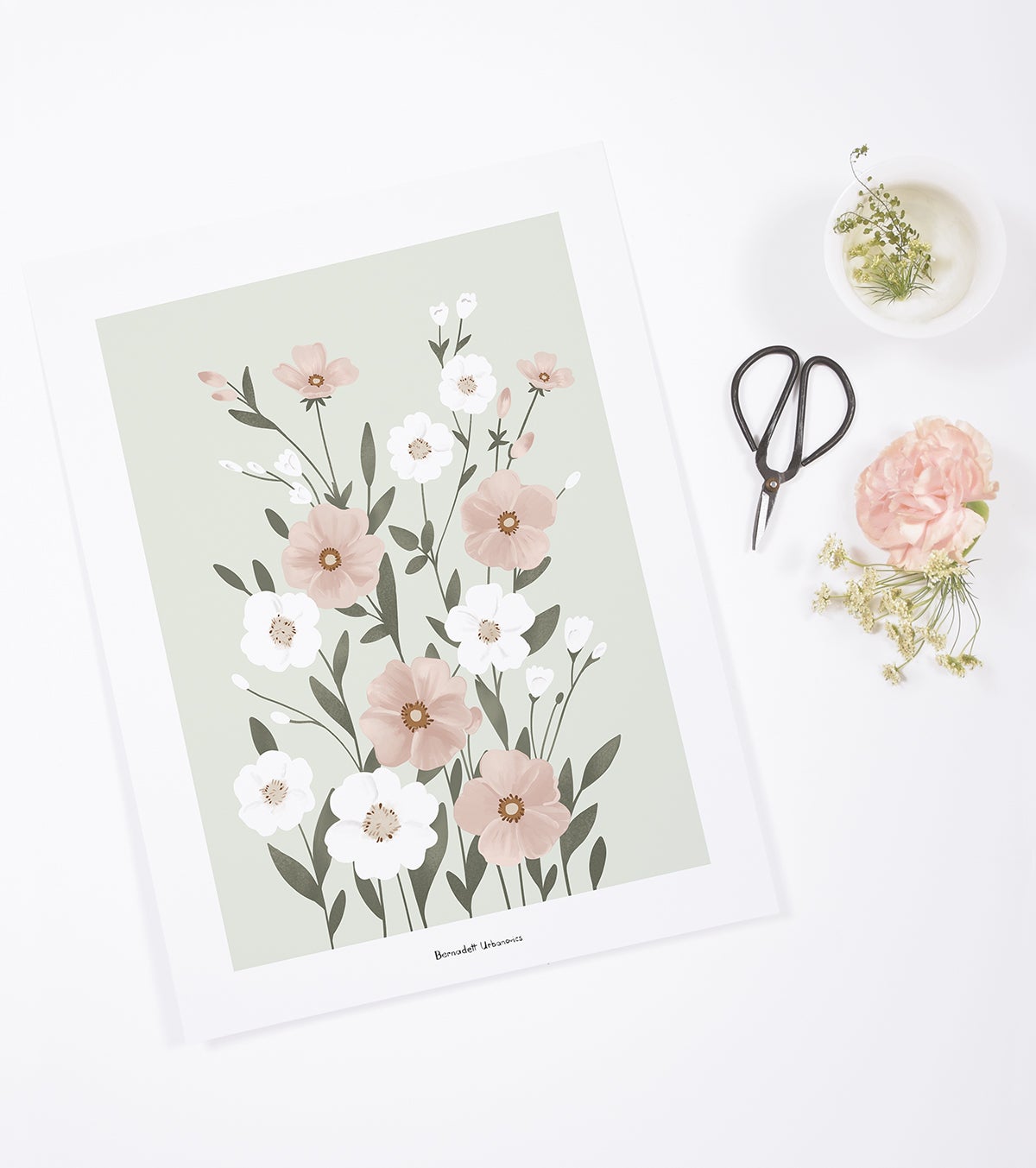 Poster con fiori 30 x 40 cm, Lilipinso - 3