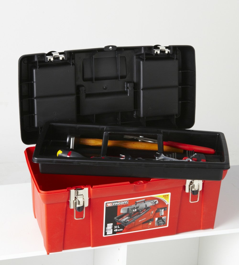 Boîte à outils en plastique + 18 outils FACOM TBX1M.PG - 5