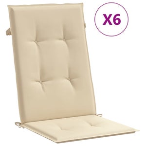 Cuscino Da Giardino Per Divano O Lettino - 145x56x10 Cm, Beige, Con Fondo Antiscivolo E Certificato Oeko-Tex