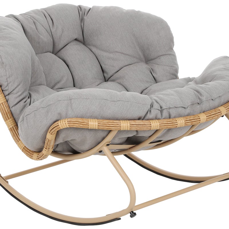 Fotel technorattanowy Palermo Beige / Light Grey