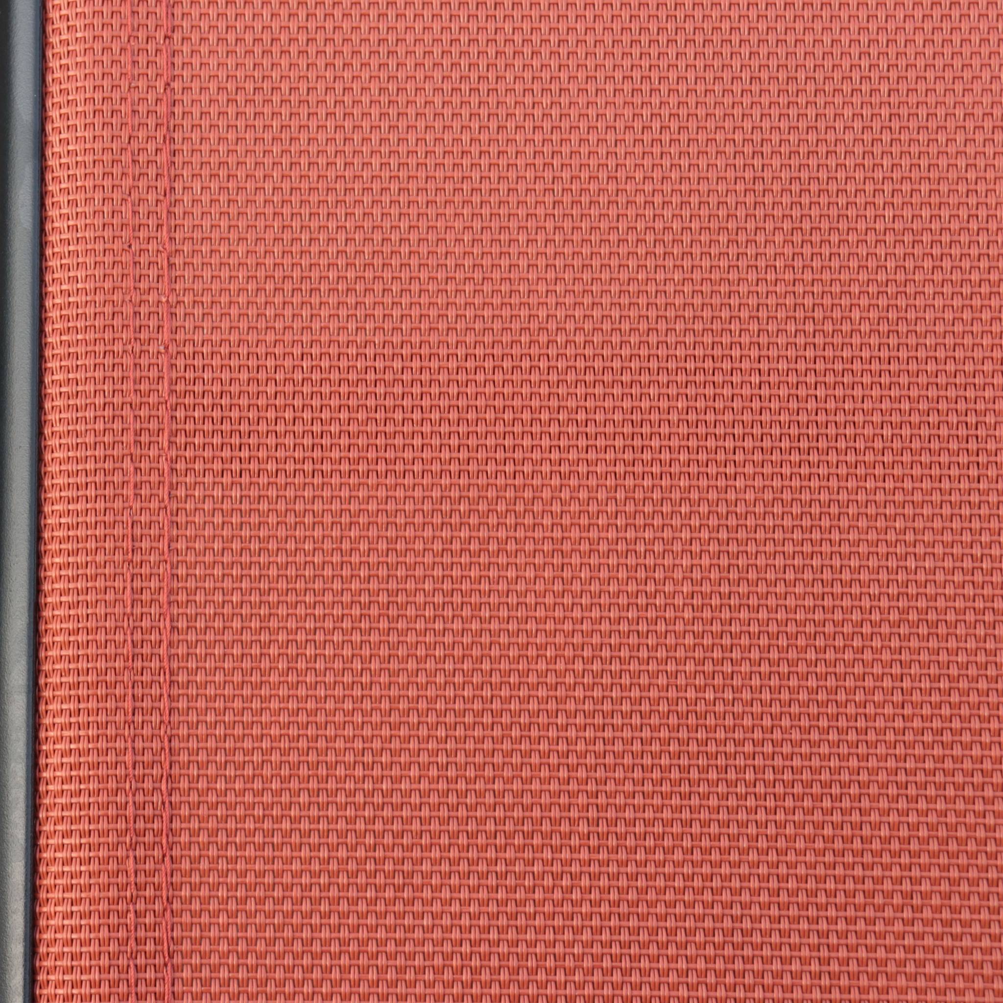 Duo de bains de soleil aluminium - Louisa terracotta- Transats aluminium et textilène LOUISA - 4