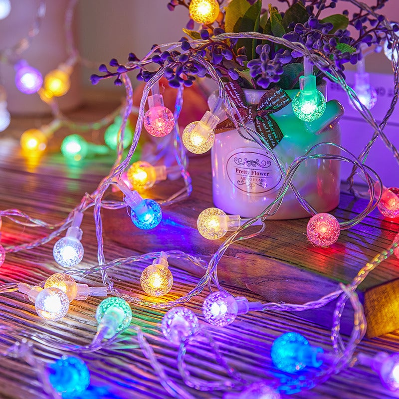 Échelle lumineuse du Père Noël, colorée, à brancher, 2 m, guirlande