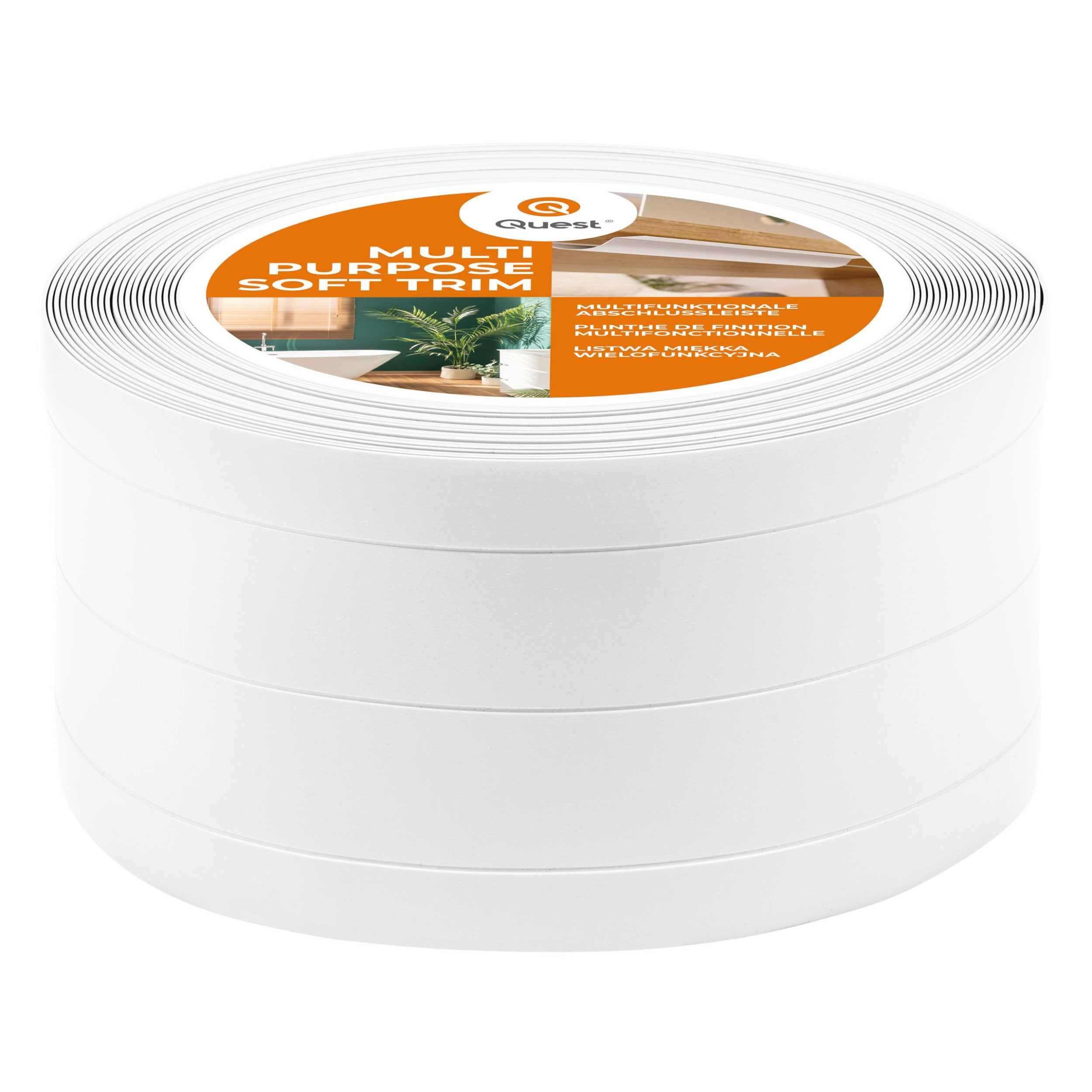 Plinthe Souple Adhésive | 50 Mm X 20 Mm | Moulure De Finition Pour