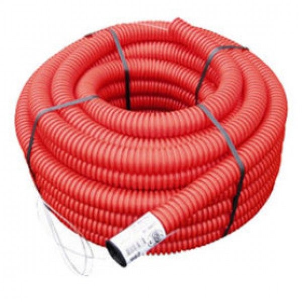 Couronne gaine TPC rouge (diamètre 40 mm) - Diamètre: 40 mm - Longueur: 50 m- réf : 2128 - POLYPIPE