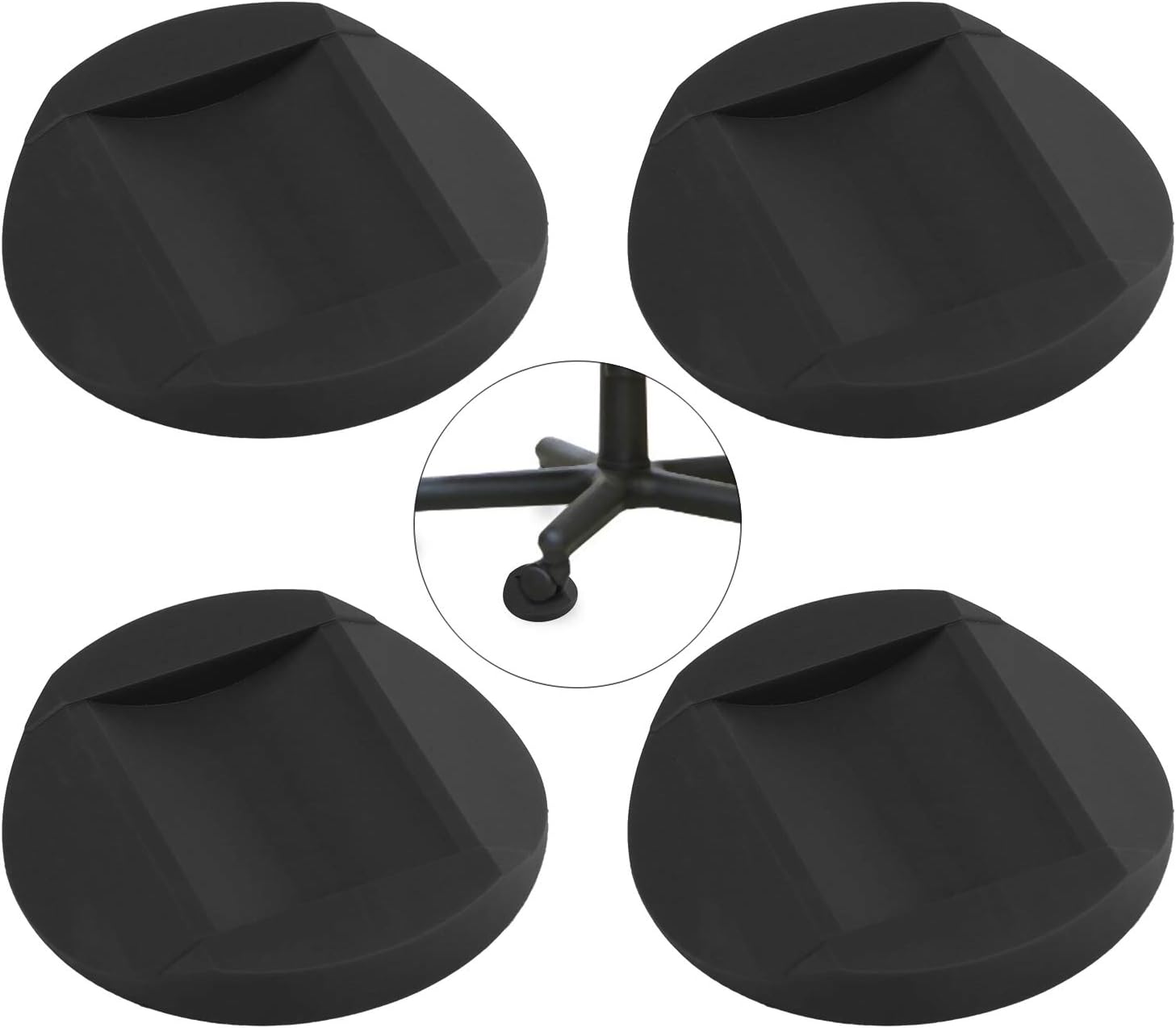 Lot De 50 Patins Adhésifs Antidérapants De 2,5 Cm Pour Dessus De