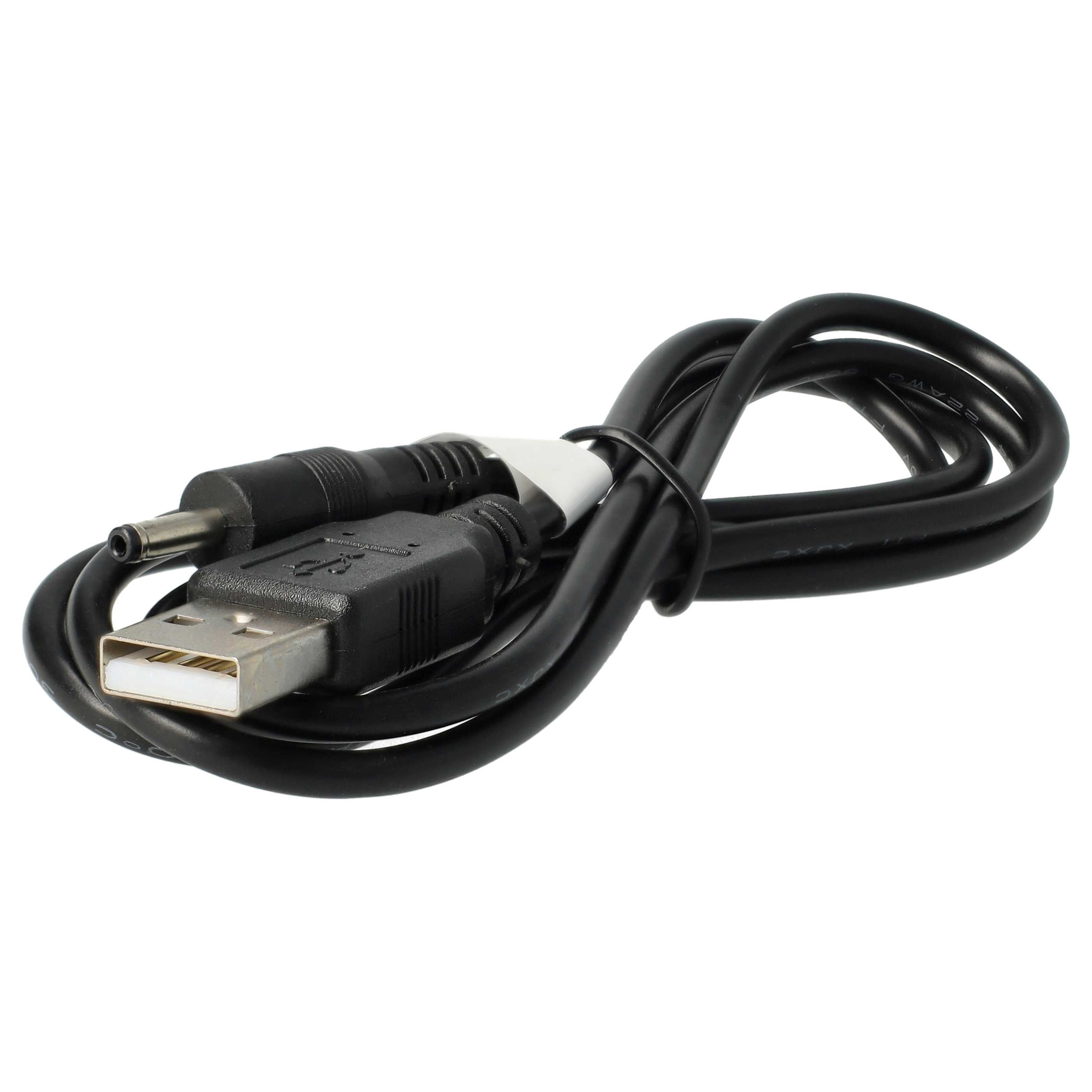 Câble USB Vhbw Pour Sony Walkman NWZ-E473K/NWZ-E474 - Transfert Et Charge - 150 Cm Noir