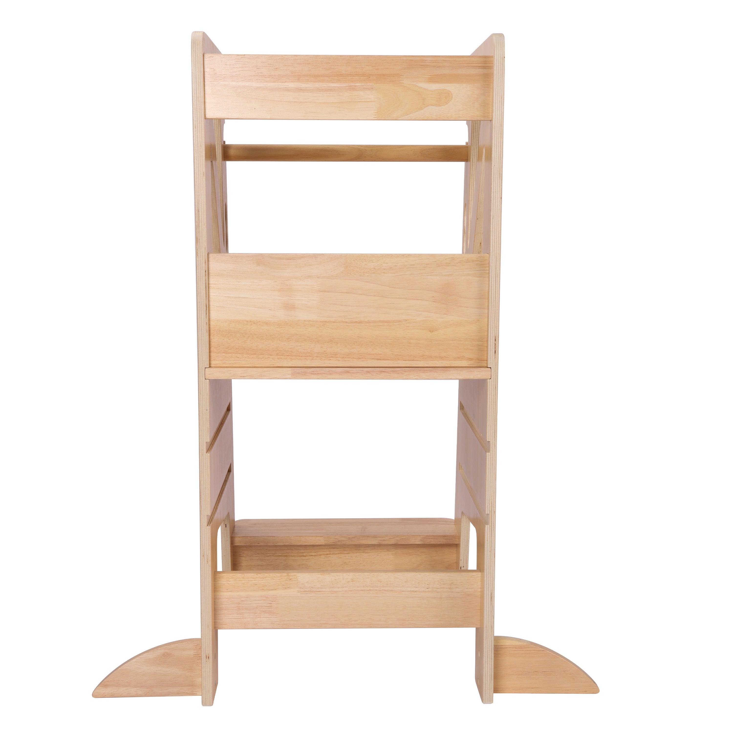 Sunny Liv Tour d'orientation couleur naturelle | Tour d'apprentissage pour enfants | Plateforme réglable en hauteur avec 3 niveaux | 44 x 40 x 90 cm - 5