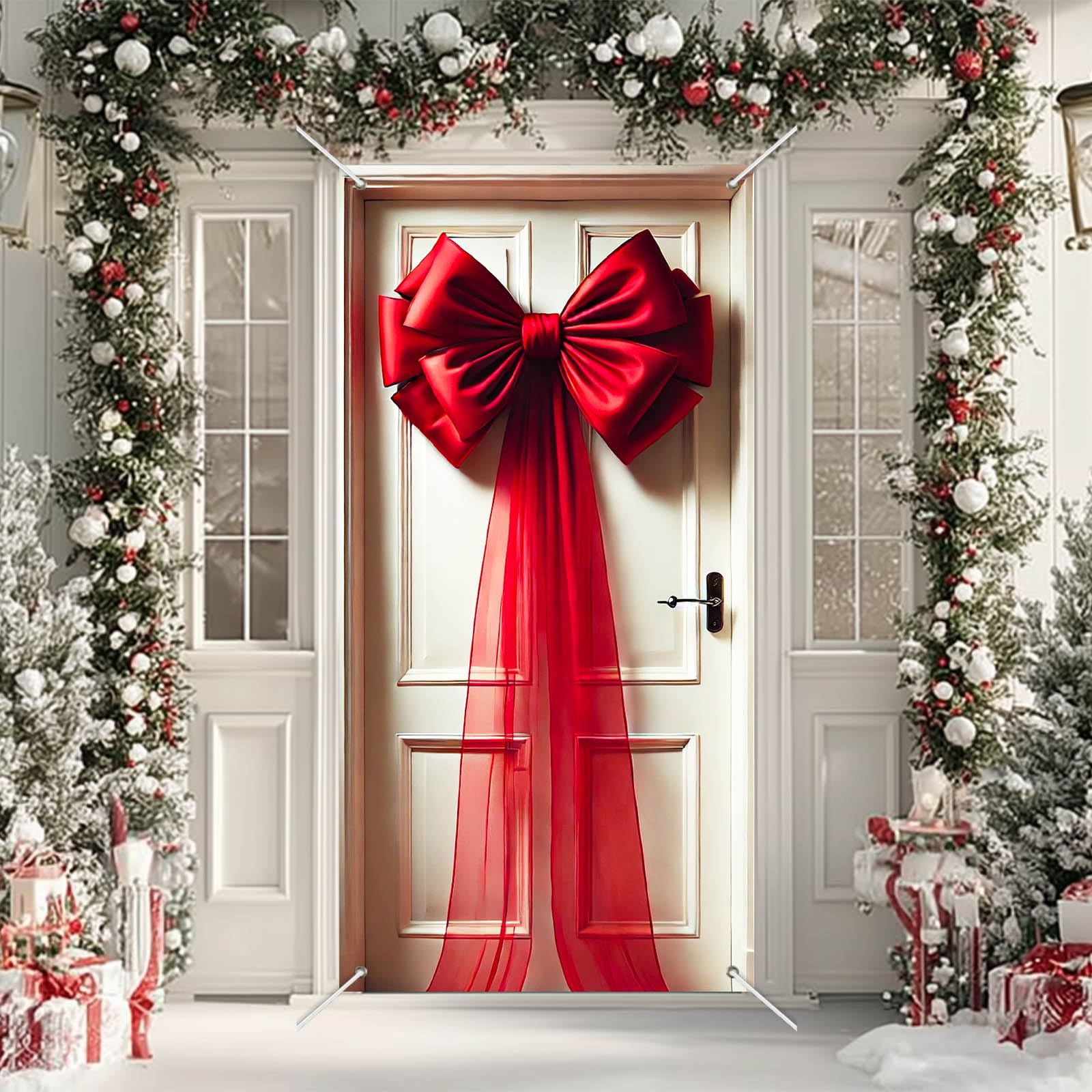 Ghirlanda natalizia - 30 cm - Adatta per decorare la porta d'ingresso, il muro, la finestra, la casa e altre decorazioni festive. | Leroy Merlin