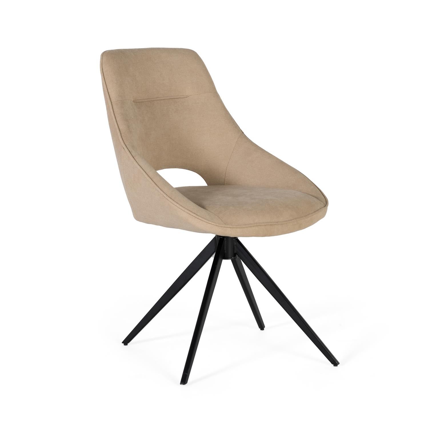 Zestaw 2 obrotowych leżanek pokrytych tkaniną