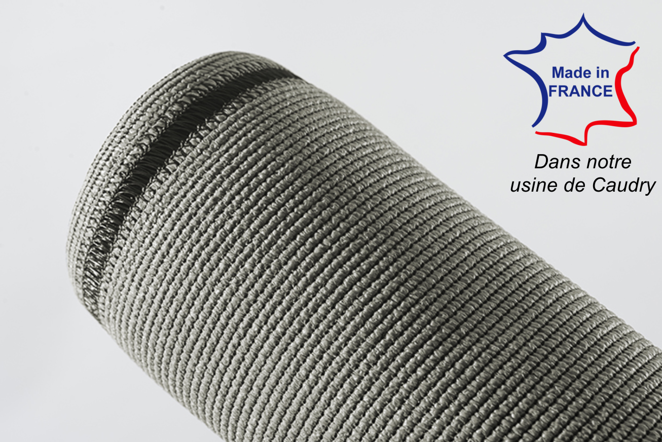 WOLTU Brise-vue Occultant PVC 400x90 Cm, Canisse Osier Palissade Exterieur Résistant Aux UV Et Aux Intempéries, Pour Jardin, Terrasse, Balcon, Gris