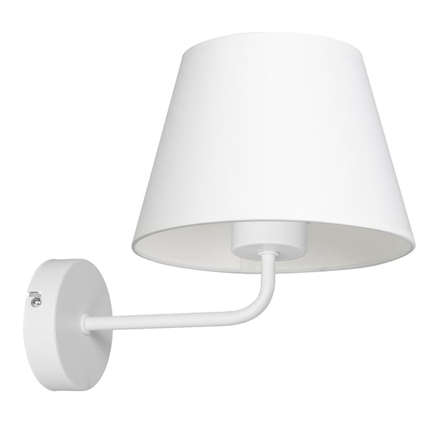 Kinkiet ścienny Arden biały mat 1xE27x15W wym: 23 x 20 x 20 cm tkanina IP20 Luminex