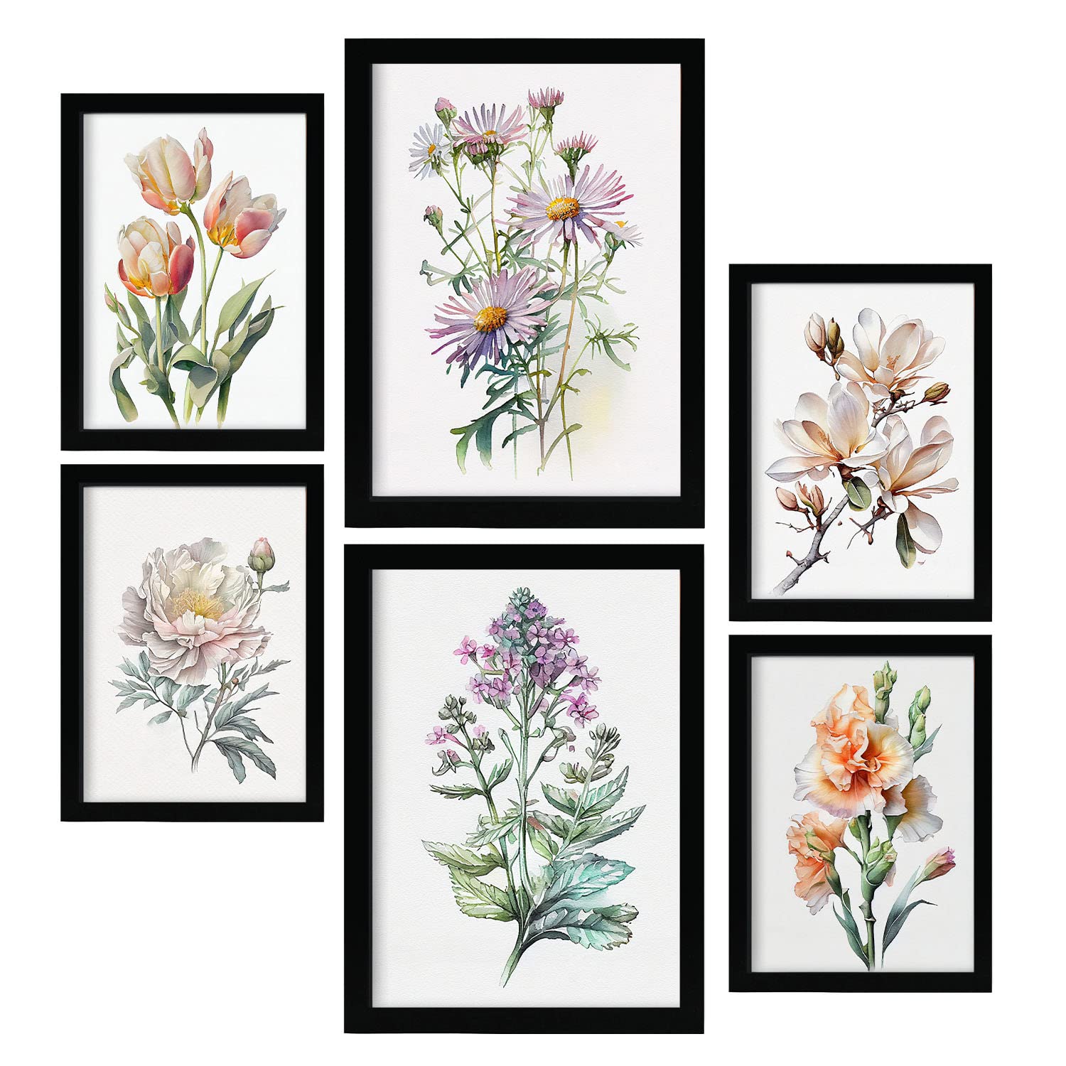 Nacnic Fleurs Rouges Affiches. Illustrations Nature et Botanique en Couleur avec des Thèmes Floraux dans un Style de Papier Vintage. Design d'intérieur et décoration. A4 & A3 Nacnic Fleurs Rouges Affiches. Illustrations Nature et Botanique en Couleur avec des Thèmes Floraux dans un Style de Papier Vintage. Design d'intérieur et décoration. A4 & A3