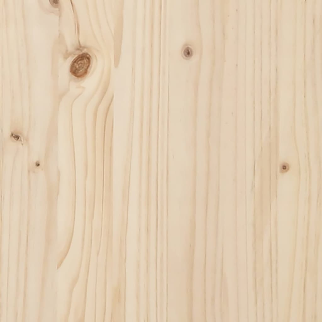 vidaXL Composteur 63,5x63,5x77,5 cm Bois massif de pin - 9