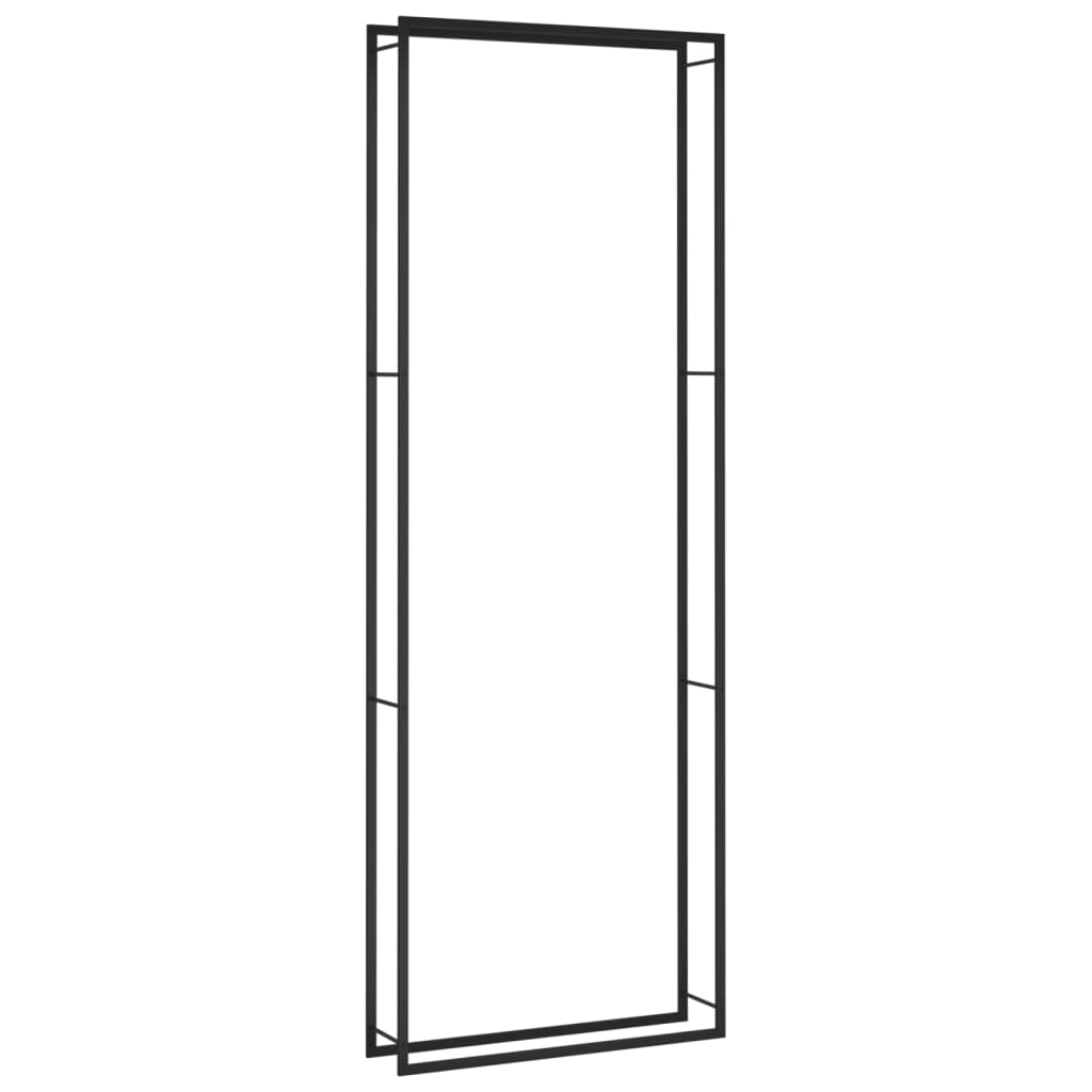 Porte-bûches | Portant De Bois De Chauffage Noir 100x40x60 Cm Acier Cfw664344 93361852