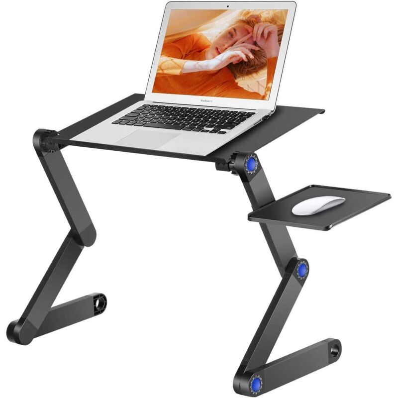 Podstawka pod laptopa – odchylana podstawka do czytania na sofie, książki, czasopisma i śniadania, w zestawie tacka na myszkę