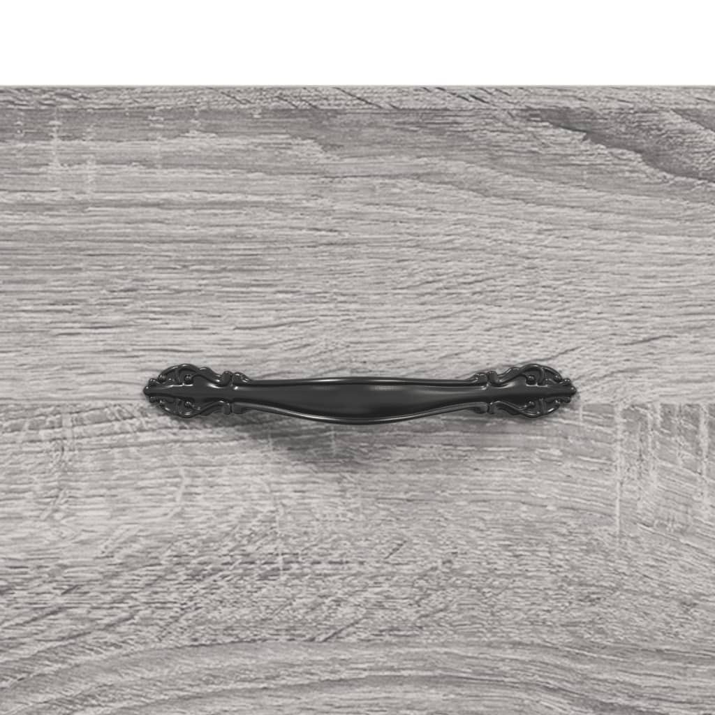 Meuble TV sonoma gris 150x36x30 bois d'ingénierie - 9