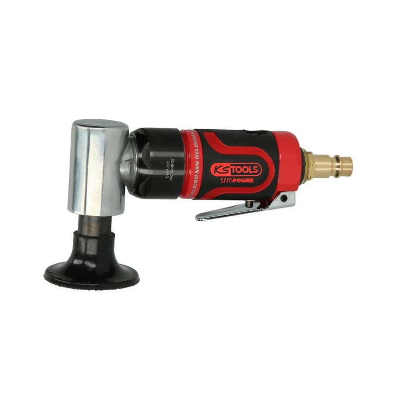 KS Tools 515.5580 Mini-levigatrice pneumatica per Dischi grandi SlimPOWER, 19000 giri/min