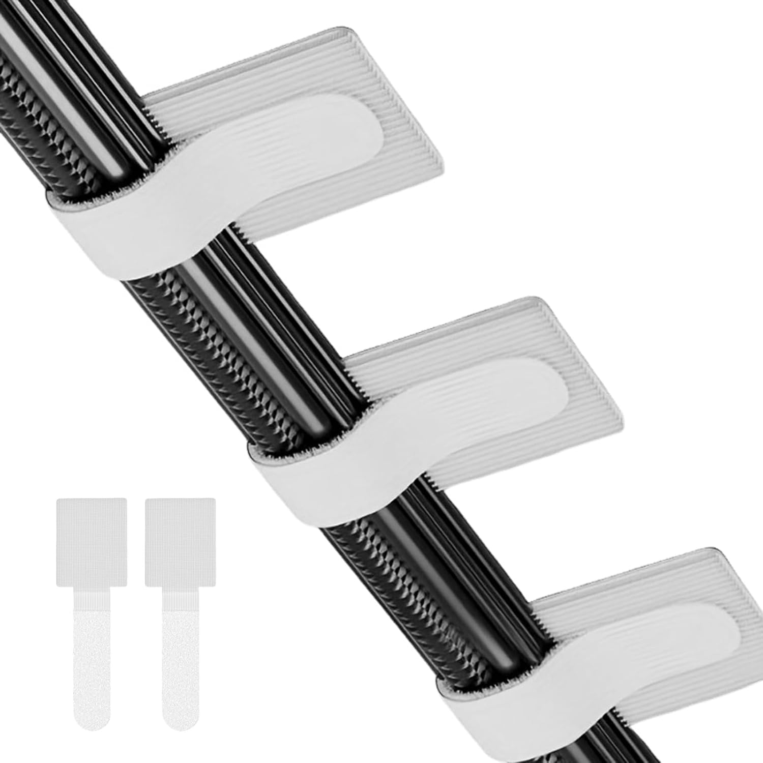 Lot De 50 Attaches Auto-adhésives Pour Ranger Les Câbles Sous Le Bureau