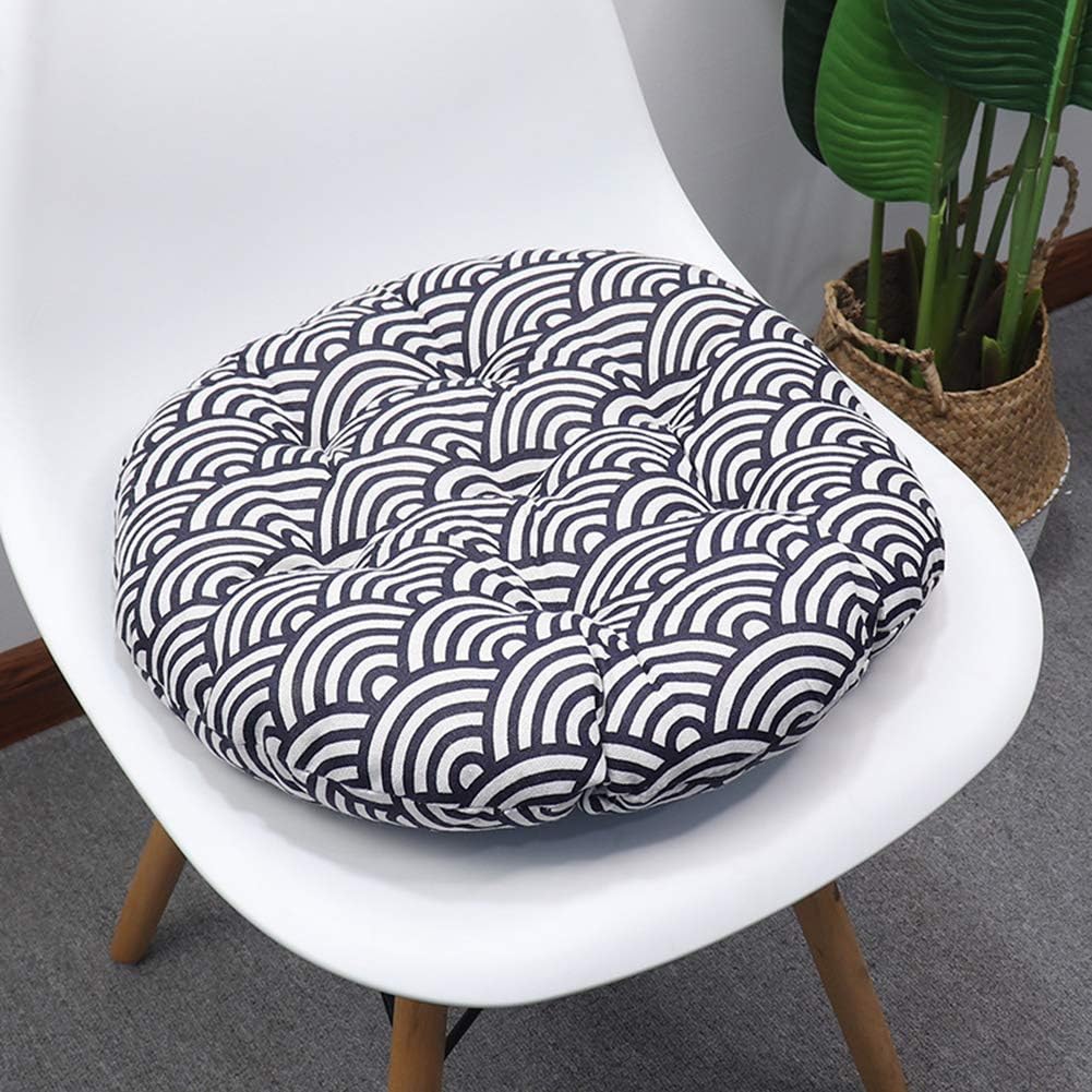 Wygodne okrągłe poduszki na siedziska krzeseł jadalnych, luksusowe poduszki na krzesła ogrodowe, na patio, do domu, 40x40 cm