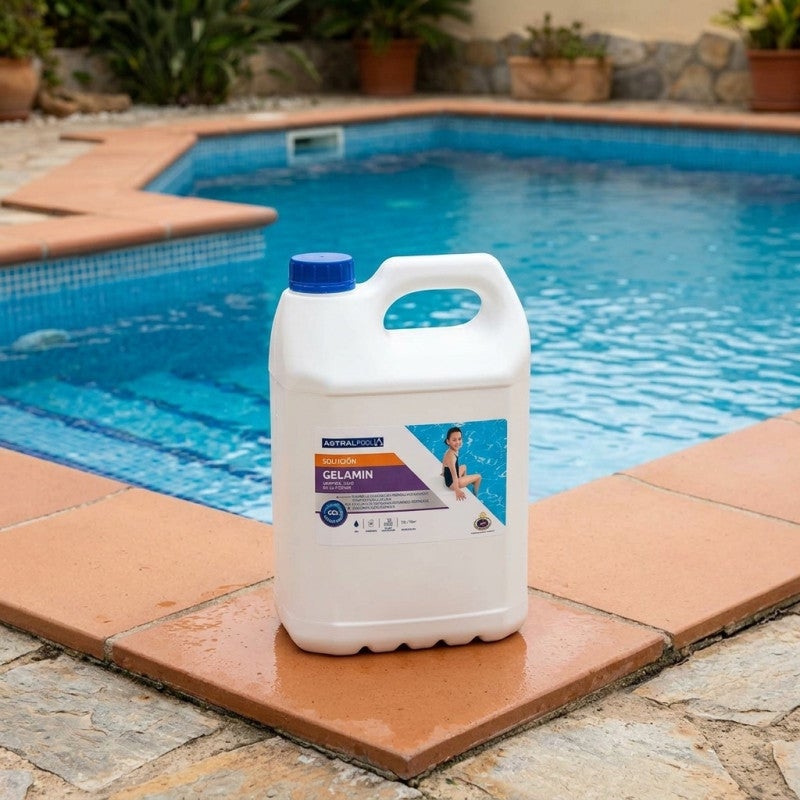 Gel détartrant puissant pour parois et fond de piscine | 5 litres | Nettoyage en profondeur - 3