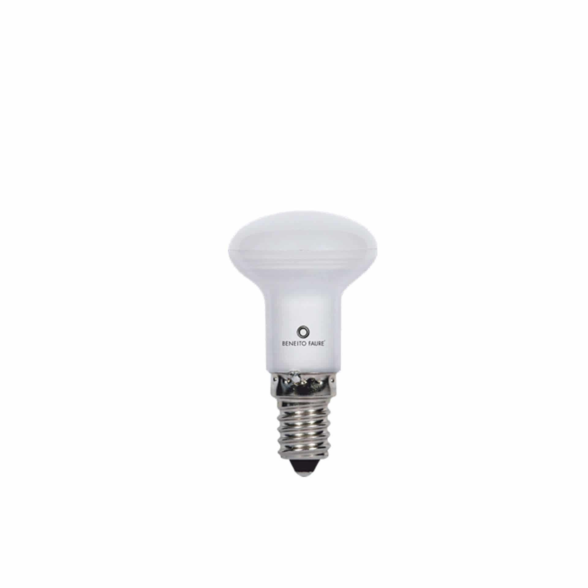 Bec LED R39 E14, 3W, 3000K, unghi fascicul 120°, 308 lumeni, clasa de eficienta energetica IP40, pentru iluminat interior - Beneito & Faure