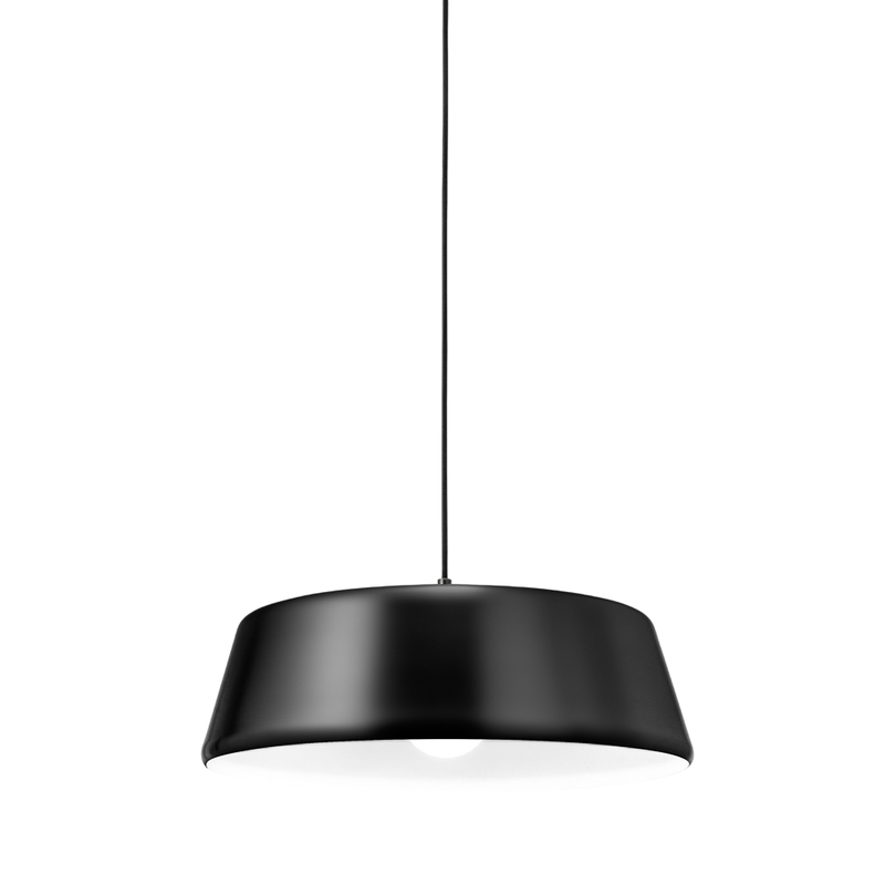 Gea Luce , Lámpara Colgante 1Xe27 Max 1X60w Ip20, Lámpara De Techo Con Diseño Moderno En Aluminio, Casquillo E27 Blanca/Negra Aluminio, Leroy Merlin
