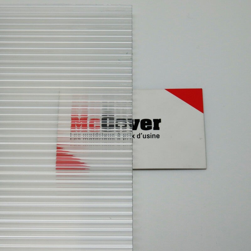 Plaque polycarbonate alvéolaire 6mm - Coloris - Translucide, Largeur - 105 cm, Longueur - 2 m - 2