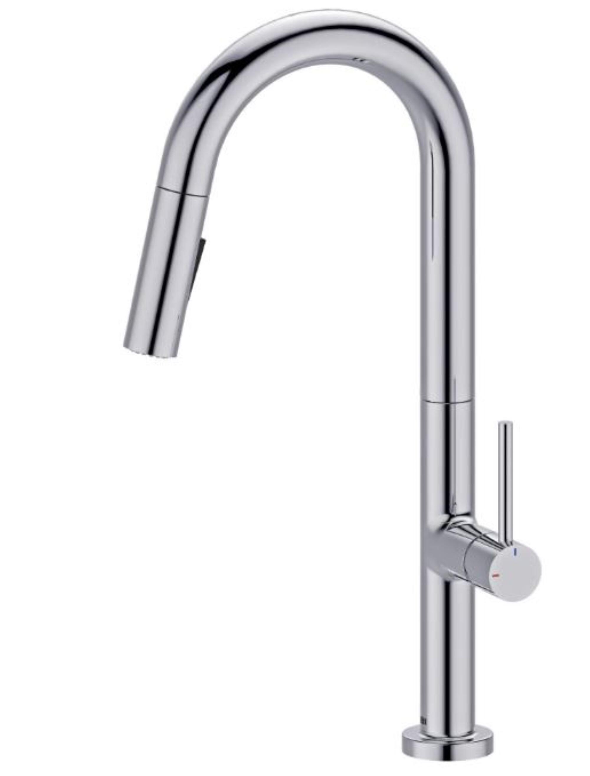 Bateria kuchenna z wyciąganą wylewką ESSEBAGNO Portofino Chrom