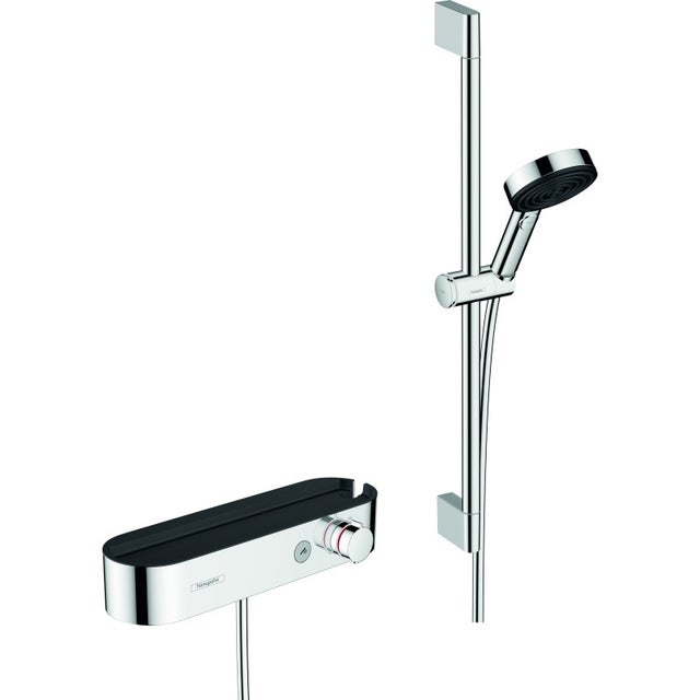 HANSGROHE Combi douche 105 3jet Relaxation avec barre 65 cm ShowerTablet Select 400 chromé