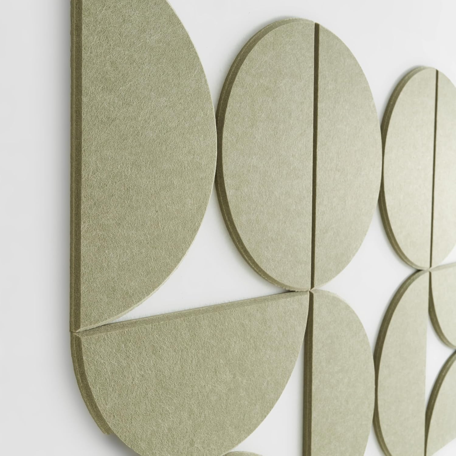 12 panneaux absorbants autocollants, insonorisation et réduction du bruit, carreaux en feutre style moderne minimaliste - grande art mural - 3
