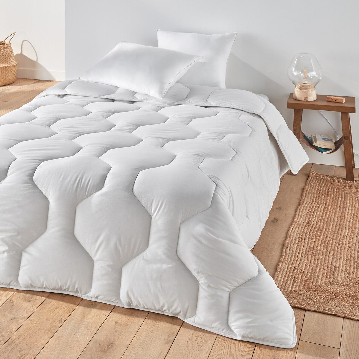 Parure de couette gaze de coton blanc La sultane | Maisons du Monde