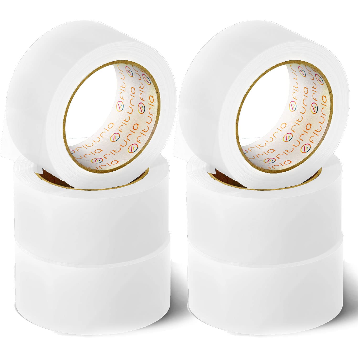 Nastro Adesivo Per Imballaggio Bianco - 48 Mm X 66 Mt, Adesivo Forte Per Scatole E Spedizioni - Foto 9