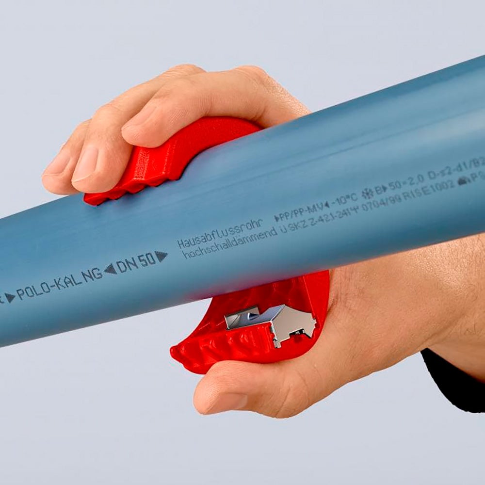 TAGLIATUBI KNIPEX 902210BK PER TUBI PLASTICA E MANICOTTI - 7