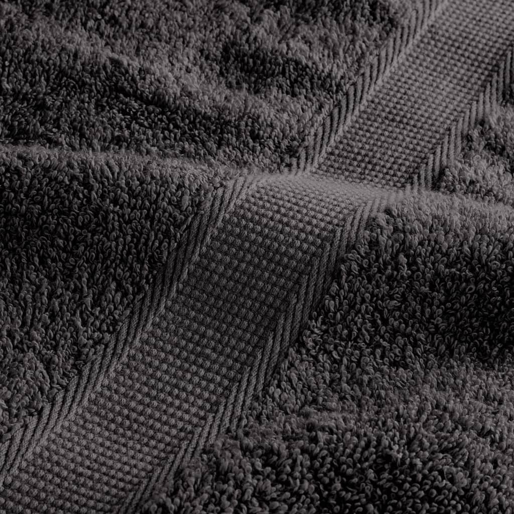 Set ASciugamani SOLUND 12 pz Antracite 600 gsm vidaXL - 6