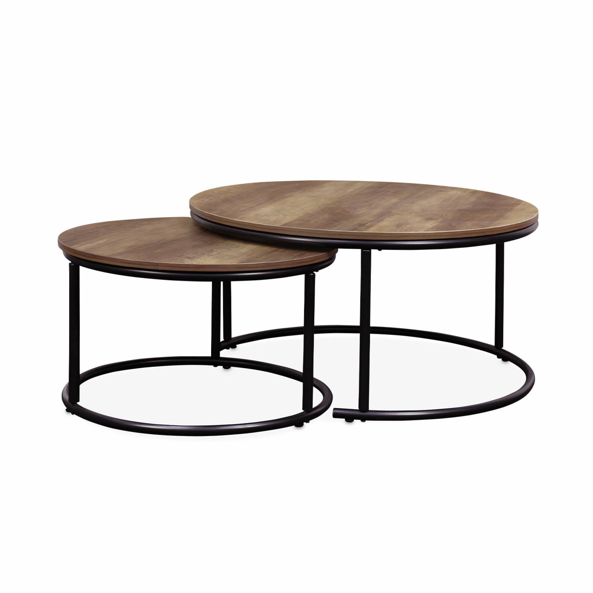 Set di Tavolini da Salotto Moderno Incastro in Stile Marmo con Struttura Metallica Dorata, Design Versatile, 70x70x45 cm + 50x50x40 cm, Bianco Set di Tavolini da Salotto Moderno Incastro in Stile Marmo con Struttura Metallica Dorata, Design Versatile, 70x70x45 cm + 50x50x40 cm, Bianco