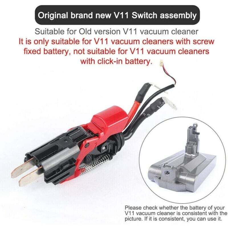 1 pièce pour aspirateur Dyson v11 interrupteur renforcé pièce de montage version améliorée, remplacement de pièces de déclenchement de puissance - 4