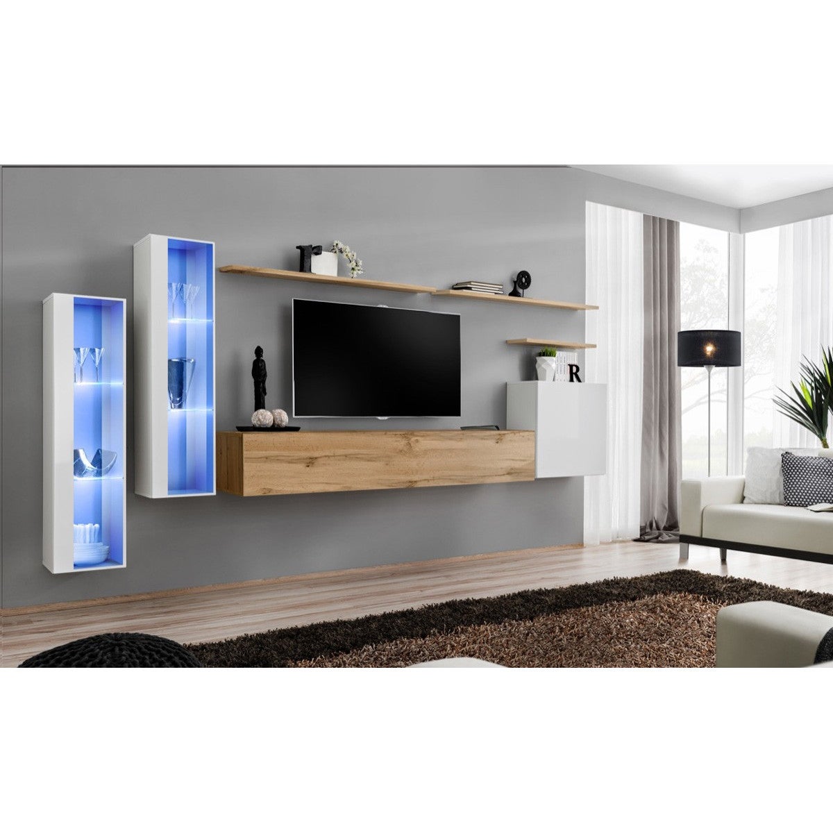 Meuble TV Mural Design 