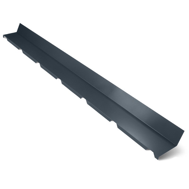 Faîtière Crantée Contre Mur 2100 mm ELDA Gris Anthracite RAL 7016 - 2