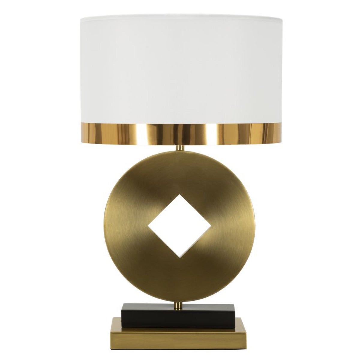 Lampa Stołowa Serena, Metal, Złoto, Seven Design