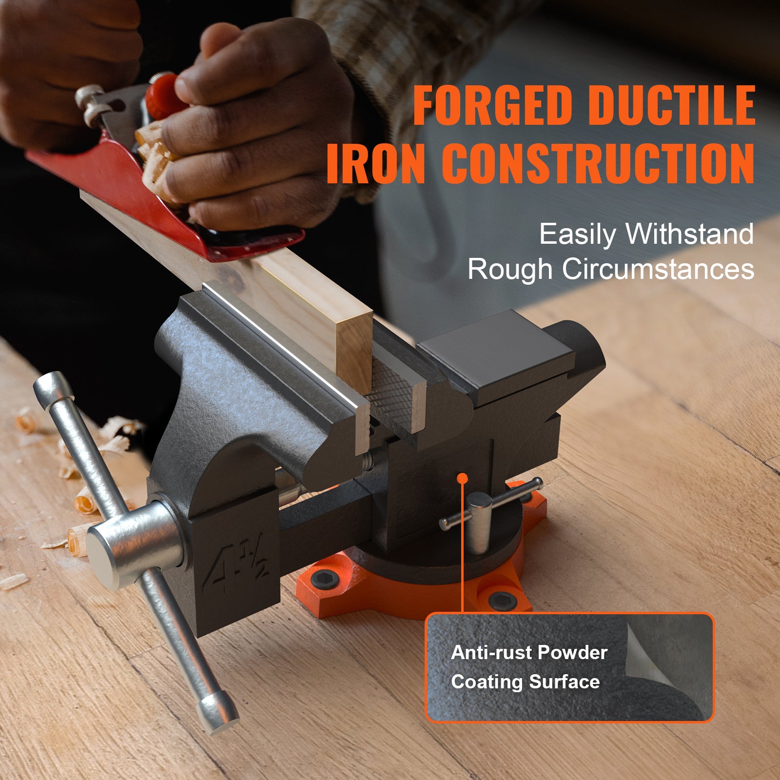 Torno bancada,largura mandíbula SucceBuy 4,5