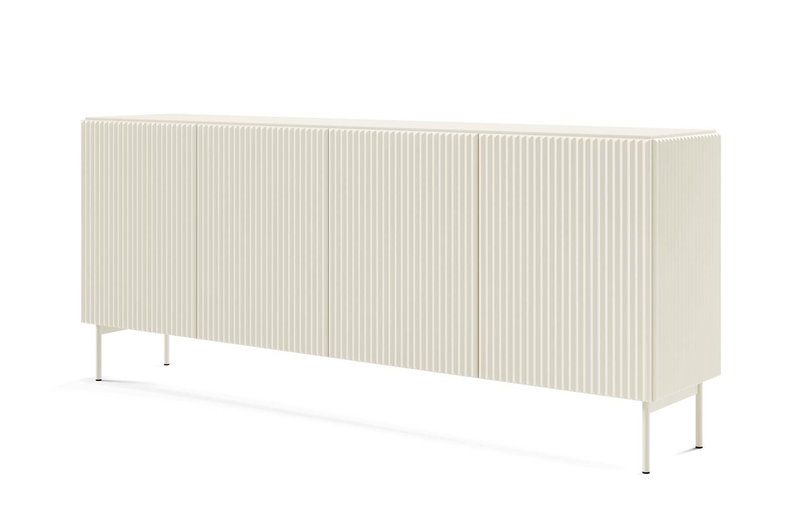 Szeroka czterodrzwiowa komoda TUTTI 195 cm – Twoje centrum domowej harmonii