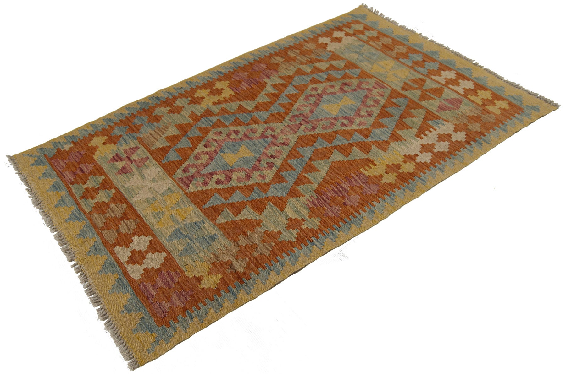 Kilim 125x80 cm Oryginalny, ręcznie robiony, łatwy do czyszczenia, styl plemienny