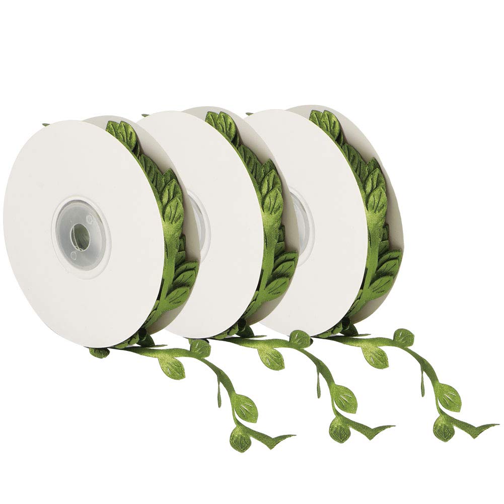 FEUILLES ARTIFICIELLES DE VIGNE ACCESSOIRE DE DÉCORATION DE MARIAGE ARTISANAL POUR MATERNELLE - VERT, ARGENT, OR 3,7 X 3,7 X 0, - 3