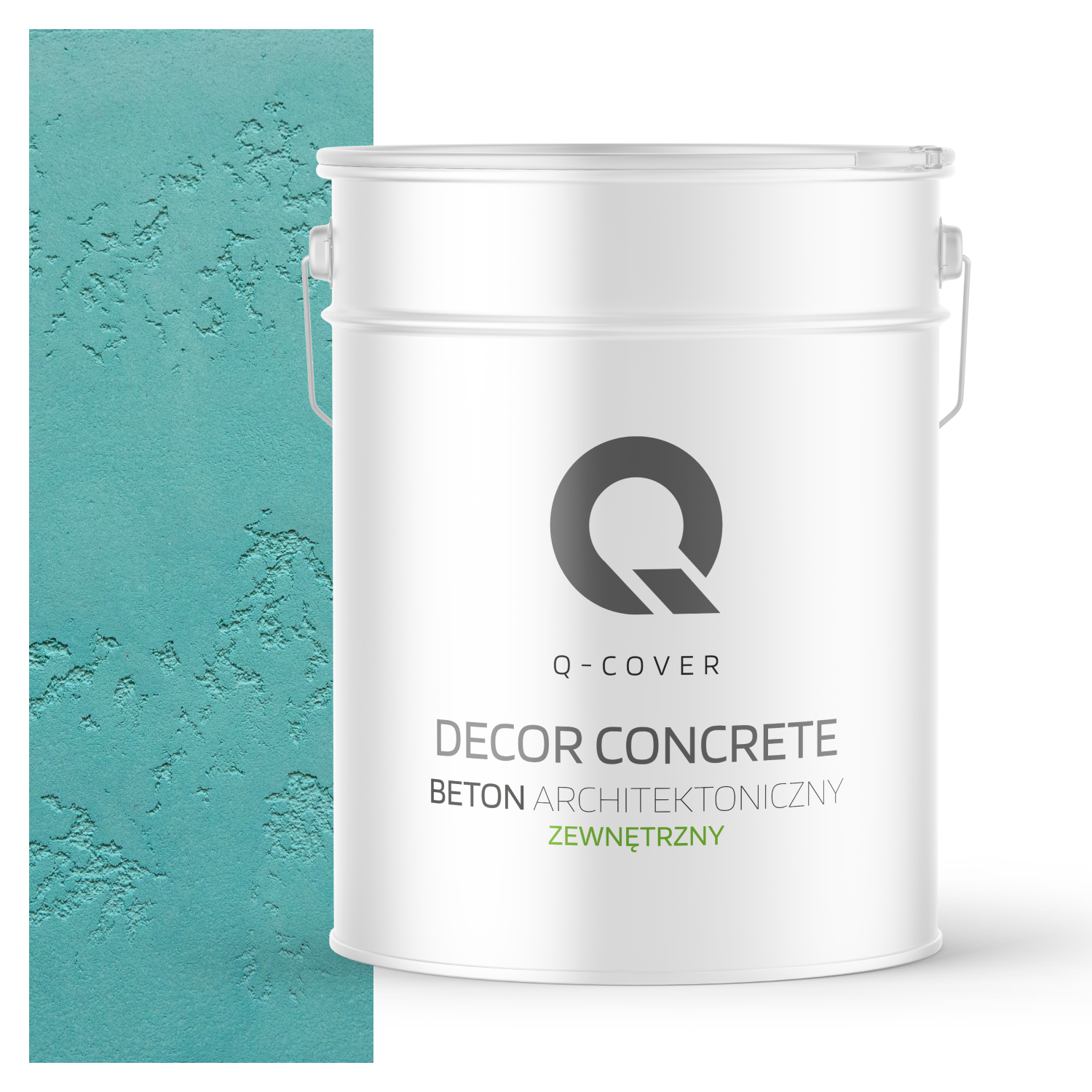 Beton Architektoniczny Zewnętrzny Q-Cover Turkusowy H1441 15KG