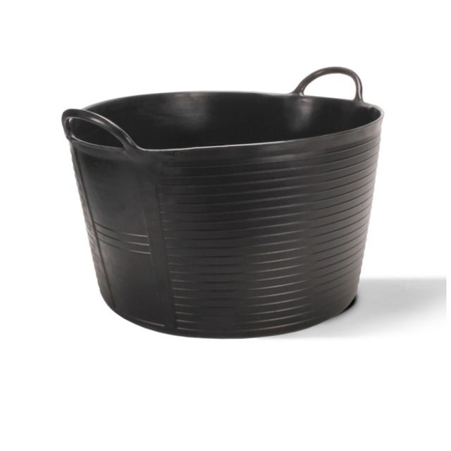 Seau en plastique n°4 - Noir -Contenance: 55 litres- réf : 88774 - RUBI