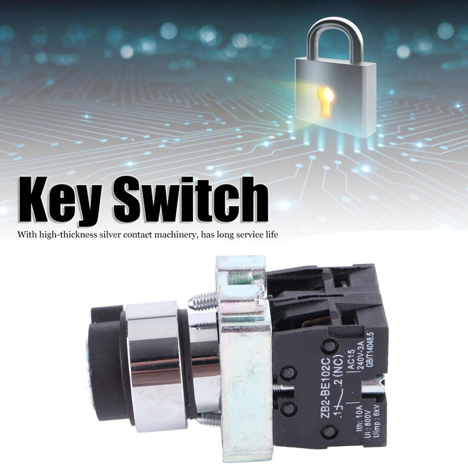 Kit di Lockout Tagout Professionale con Lucchetto Elettrico in Lega Alluminio - Blocco Interruttore Sicuro per Quadri Industriali, Set Completo la Sicurezza degli Operai nell'Industria Elettrica