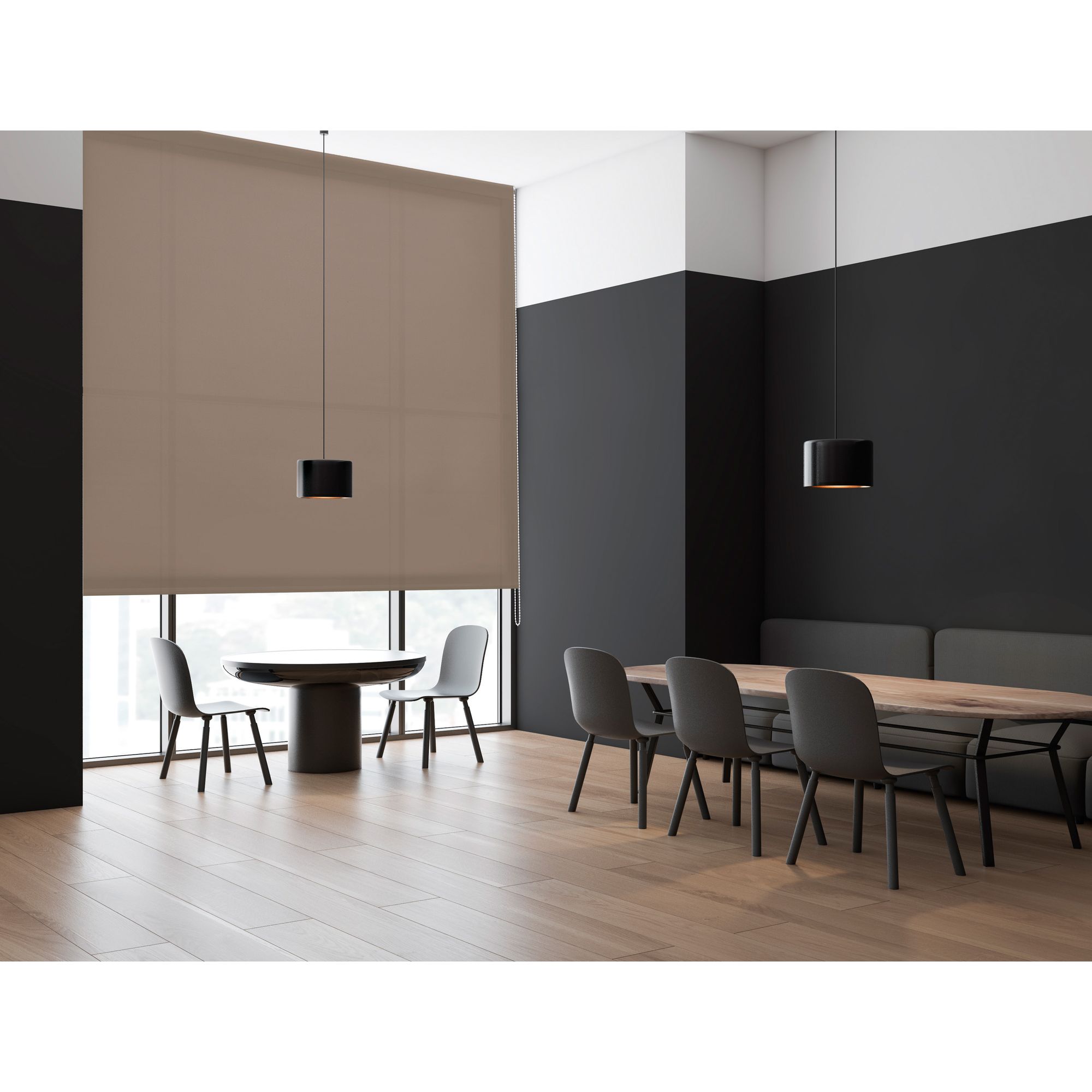 ECOMMERC3 | Tenda a Rullo Traslucida Misura 140x175 - Tenda a Rullo Installazione a Parete o Soffitto - 4