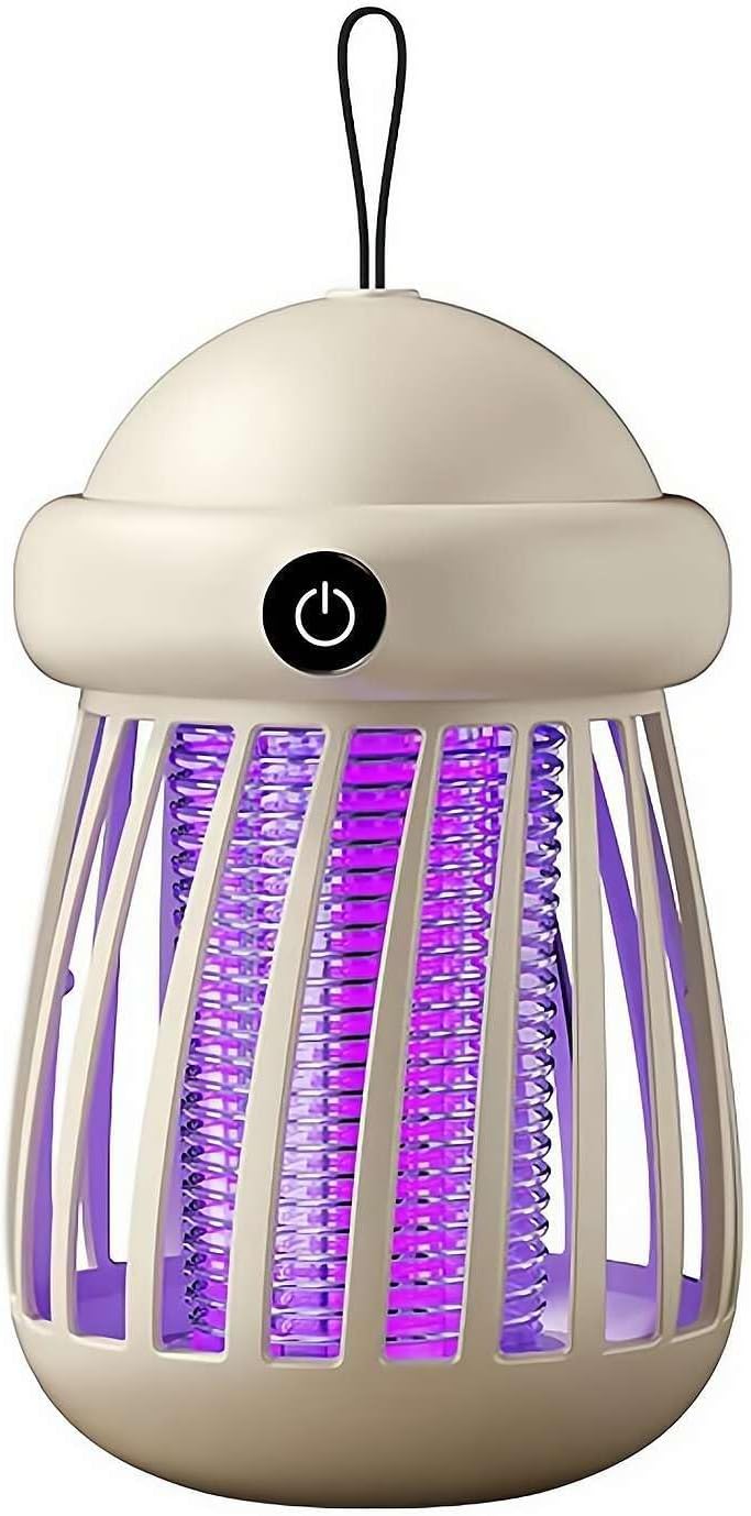 AKTIVE 61565 Lampe LED Anti-moustiques 2 En 1 – 18 LEDs, 45 Lumens, 3 Modes, étanche IPX4, Poignée Suspendue, Camping Extérieur